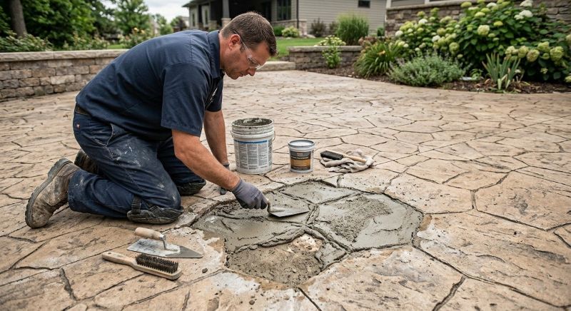 Decorative Concrete Repair in Santa Cruz, CA