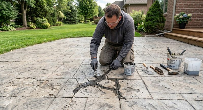 Decorative Concrete Repair in San Antonio, TX